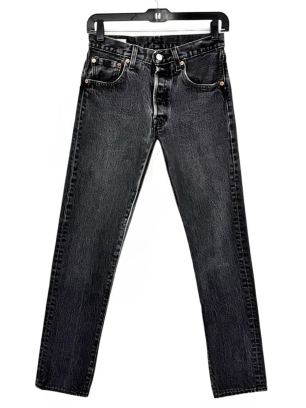 Levi’s 501 Big E Charcoal Denim Button Fly Jeans